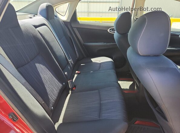 3N1AB7AP5GL667651 2016 NISSAN SENTRA Бордовый Вид задних сидений