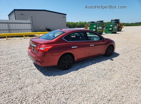 3N1AB7AP5GL667651 2016 NISSAN SENTRA Бордовый Задняя правая четверть