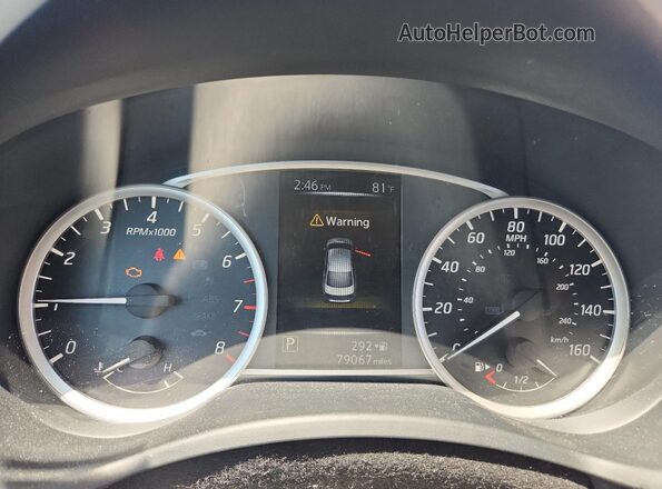 3N1AB7AP5GL667651 2016 NISSAN SENTRA Бордовый Вид щитка приборов