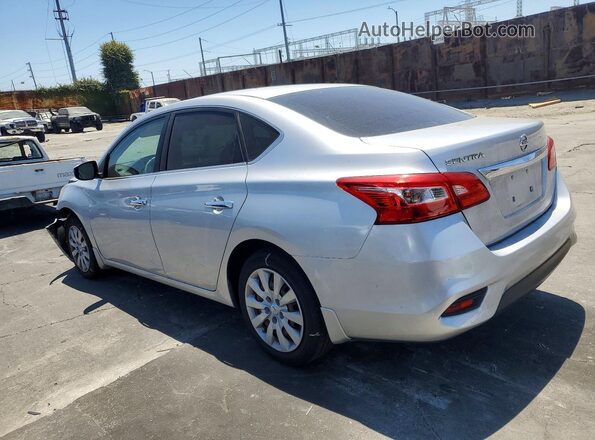 3N1AB7AP5GY253496 2016 NISSAN SENTRA Silver Rear left