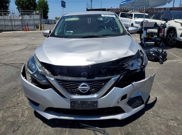 3N1AB7AP5GY253496 2016 NISSAN SENTRA Silver Front view