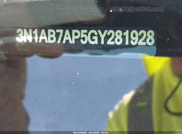 3N1AB7AP5GY281928 2016 NISSAN SENTRA White Engine compartment view