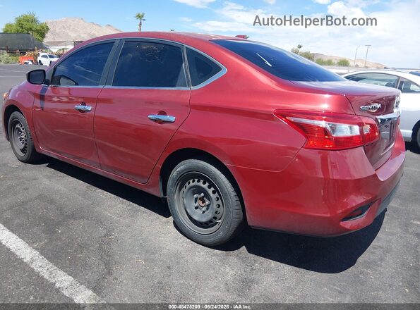 3N1AB7AP5GY284375 2016 NISSAN SENTRA Red Rear left