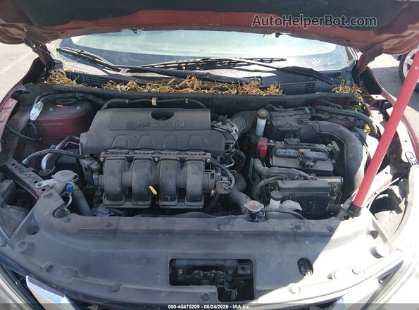 3N1AB7AP5GY284375 2016 NISSAN SENTRA Red Rear view