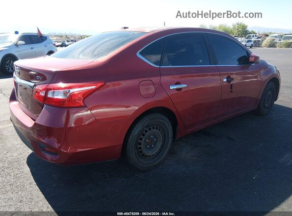 3N1AB7AP5GY284375 2016 NISSAN SENTRA Red Rear right