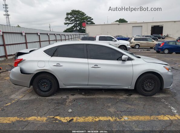 3N1AB7AP5GY301935 2016 NISSAN SENTRA Silver უკანა სალონის ხედი