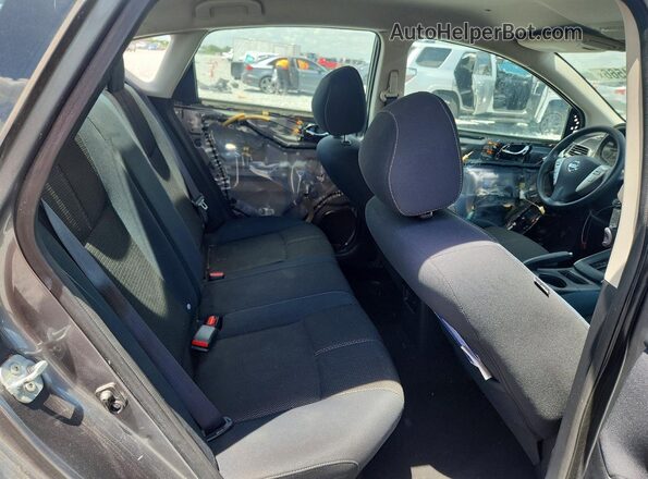 3N1AB7AP5GY303734 2016 NISSAN SENTRA Gray Widok tylnych siedzeń