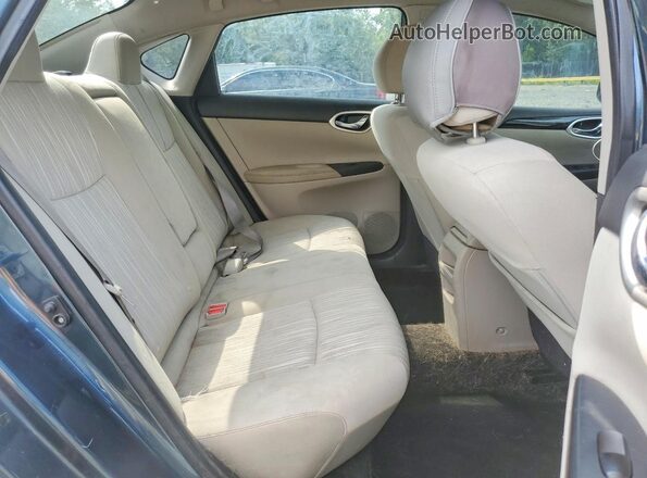 3N1AB7AP5GY326303 2016 NISSAN SENTRA Blue Հետևի նստատեղերի տեսք
