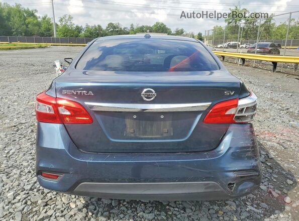 3N1AB7AP5GY326303 2016 NISSAN SENTRA Blue Հետևի տեսք