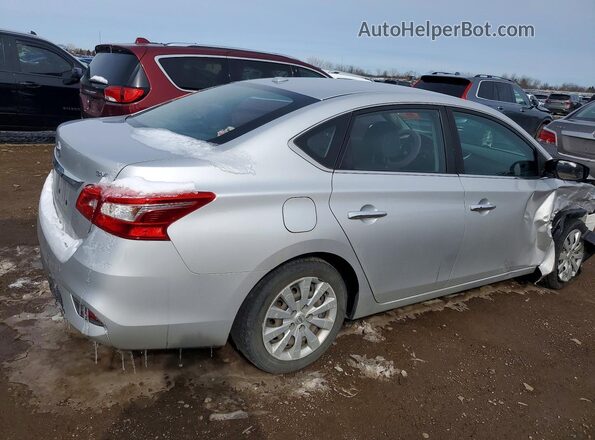 3N1AB7AP5HL643786 2017 NISSAN SENTRA Silver Trasero derecho