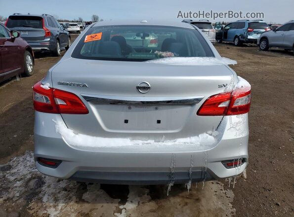 3N1AB7AP5HL643786 2017 NISSAN SENTRA Silver Vista trasera