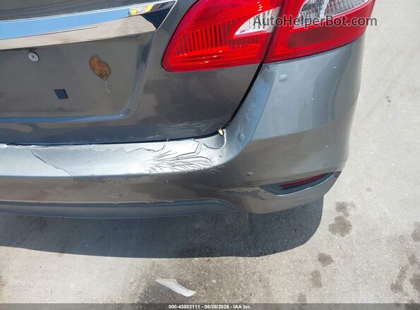 3N1AB7AP5HL653573 2017 NISSAN SENTRA Серый Вид задней части салона