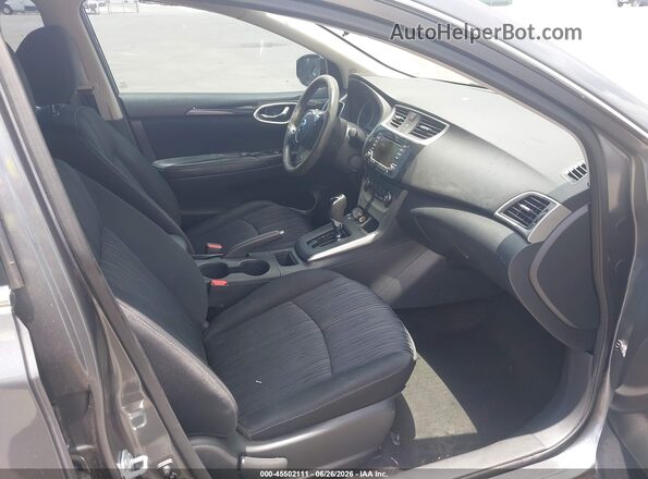 3N1AB7AP5HL653573 2017 NISSAN SENTRA Серый Вид салона спереди