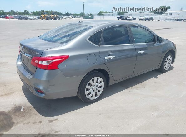 3N1AB7AP5HL653573 2017 NISSAN SENTRA Серый Задняя правая четверть