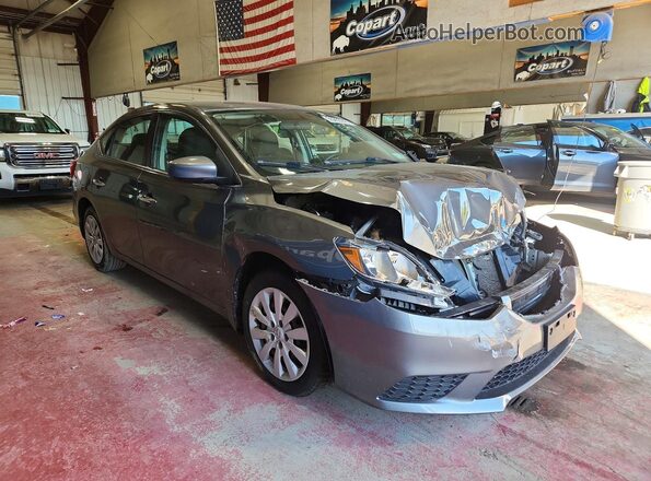 3N1AB7AP5HL718583 2017 NISSAN SENTRA Серый 
