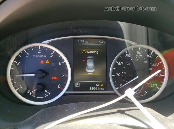 3N1AB7AP5HY204560 2017 NISSAN SENTRA Gray Вид щитка приладів