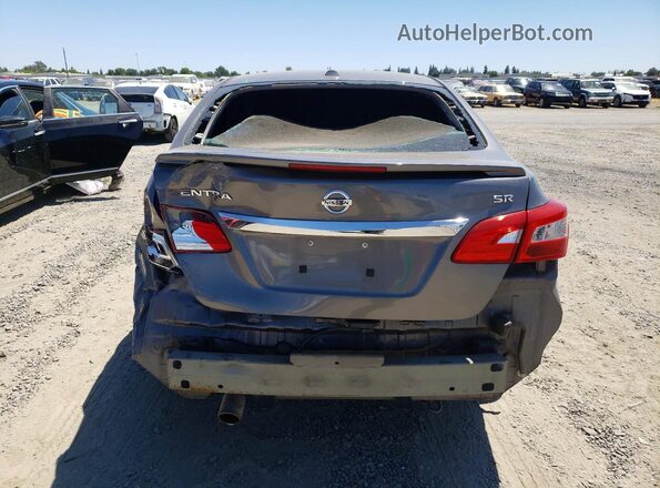 3N1AB7AP5HY204560 2017 NISSAN SENTRA Gray Вид ззаду