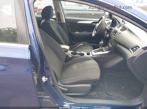 3N1AB7AP5HY231418 2017 NISSAN SENTRA Blue წინა სალონის ხედი