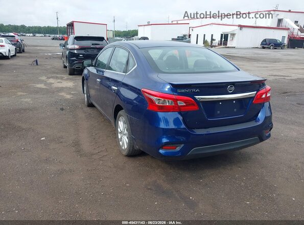 3N1AB7AP5HY231418 2017 NISSAN SENTRA Blue უკანა მარცხენა