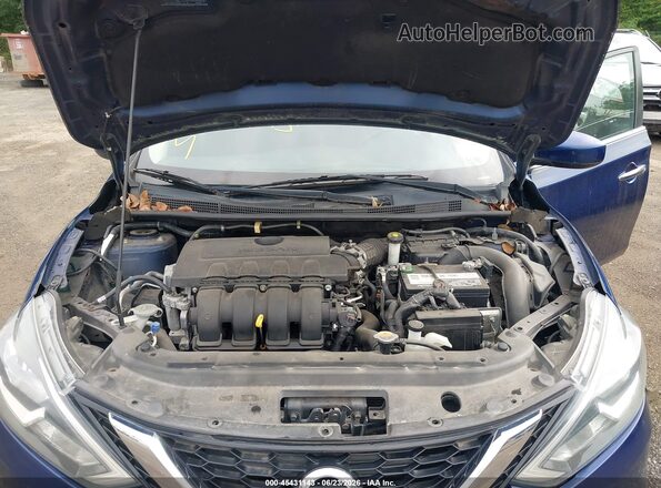 3N1AB7AP5HY231418 2017 NISSAN SENTRA Blue უკანა ხედი