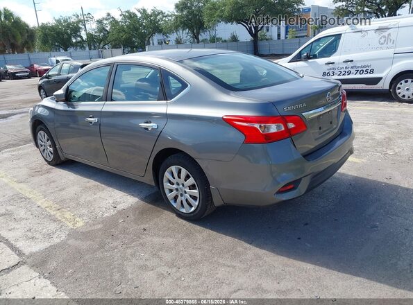 3N1AB7AP5HY232083 2017 NISSAN SENTRA Gray Tył lewy