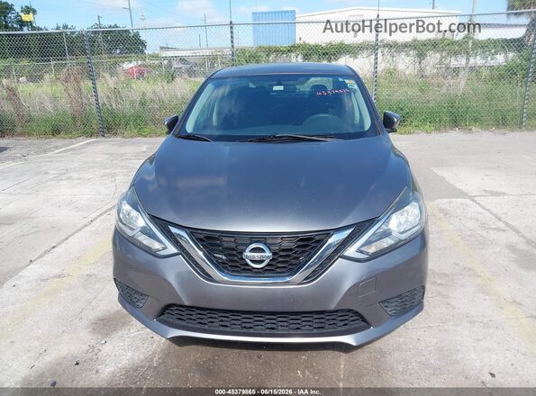 3N1AB7AP5HY232083 2017 NISSAN SENTRA Gray Widok z przodu