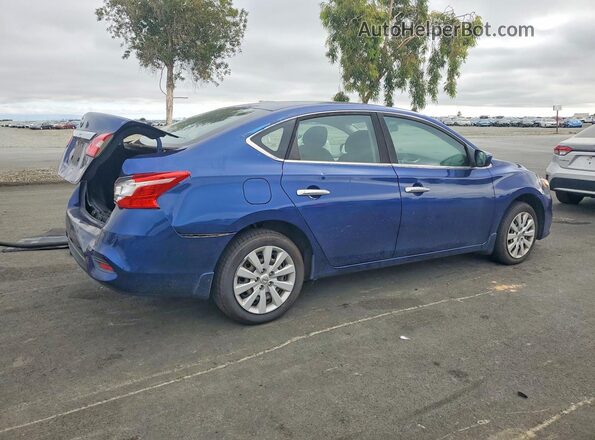 3N1AB7AP5HY258182 2017 NISSAN SENTRA Blue Tył prawy