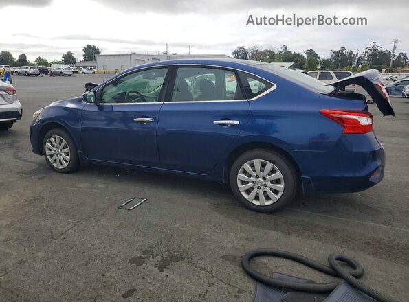 3N1AB7AP5HY258182 2017 NISSAN SENTRA Blue Tył lewy