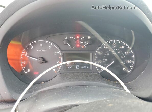 3N1AB7AP5HY258182 2017 NISSAN SENTRA Blue Widok zestawu wskaźników