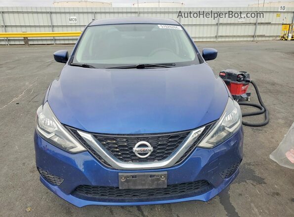 3N1AB7AP5HY258182 2017 NISSAN SENTRA Blue Widok z przodu