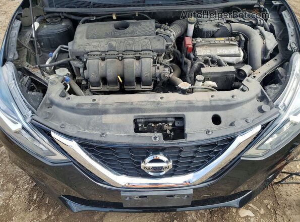 3N1AB7AP5HY289089 2017 NISSAN SENTRA Black Вид задньої частини салону