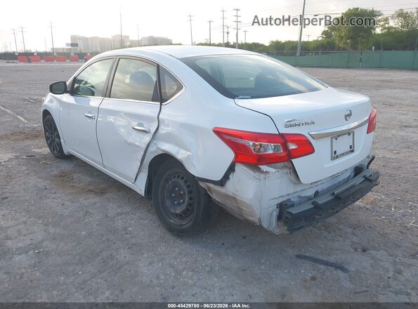 3N1AB7AP5HY323984 2017 NISSAN SENTRA Белый Задняя левая четверть