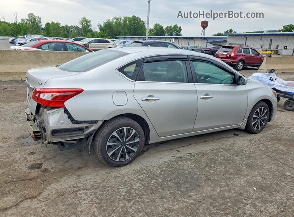 3N1AB7AP5HY335813 2017 NISSAN SENTRA Silver Rear right