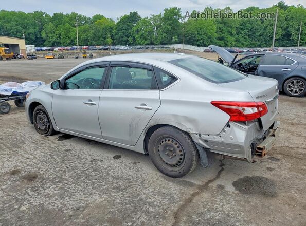 3N1AB7AP5HY335813 2017 NISSAN SENTRA Silver Rear left