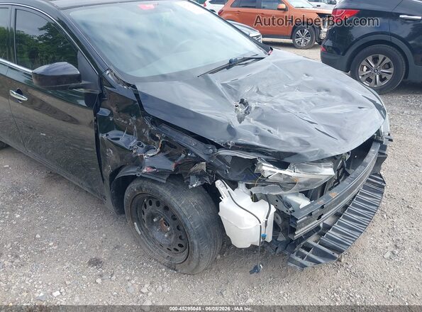 3N1AB7AP5HY342275 2017 NISSAN SENTRA Black Սալոնի հետևի տեսք