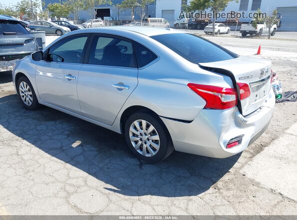 3N1AB7AP5HY348660 2017 NISSAN SENTRA Серебряный Задняя левая четверть