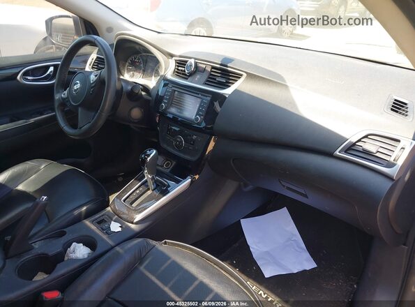 3N1AB7AP5HY349534 2017 NISSAN SENTRA Серый Вид салона спереди