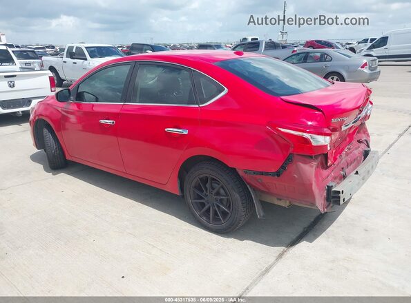 3N1AB7AP5HY354412 2017 NISSAN SENTRA Red უკანა მარცხენა