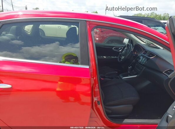 3N1AB7AP5HY354412 2017 NISSAN SENTRA Red წინა სალონის ხედი