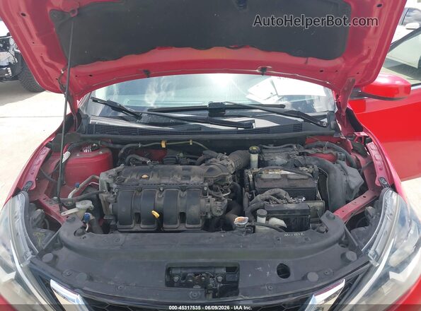 3N1AB7AP5HY354412 2017 NISSAN SENTRA Red უკანა ხედი