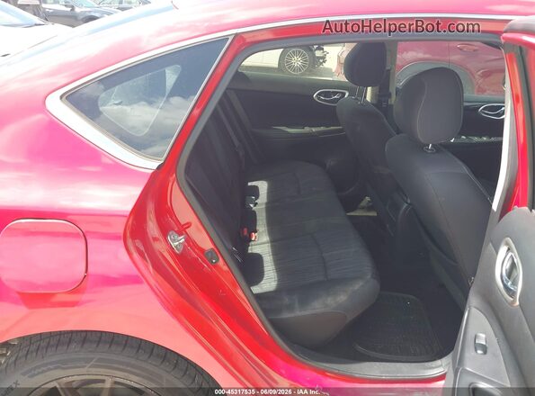 3N1AB7AP5HY354412 2017 NISSAN SENTRA Red VIN კოდის სტიკერის ხედი