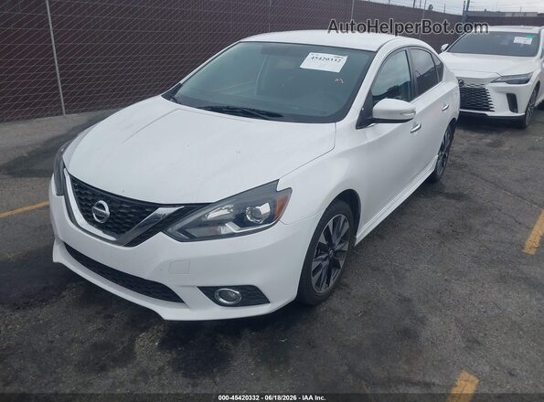 3N1AB7AP5HY356922 2017 NISSAN SENTRA Белый Передняя левая четверть