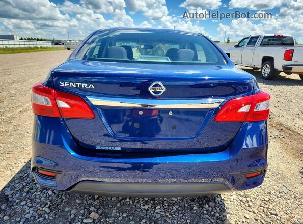 3N1AB7AP5HY364065 2017 NISSAN SENTRA Blue Widok z tyłu
