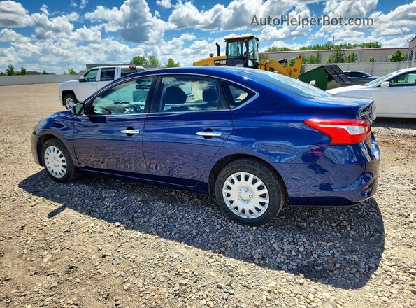 3N1AB7AP5HY364065 2017 NISSAN SENTRA Blue Tył lewy