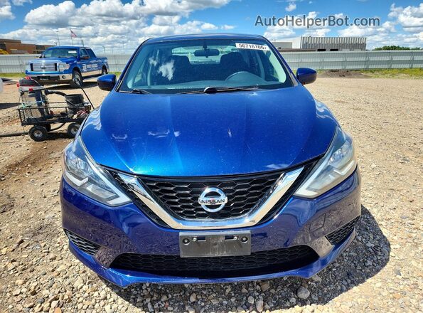 3N1AB7AP5HY364065 2017 NISSAN SENTRA Blue Widok z przodu