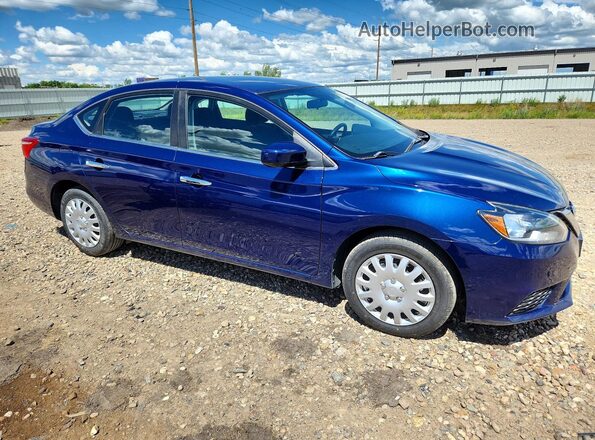 3N1AB7AP5HY364065 2017 NISSAN SENTRA Blue Przód prawy