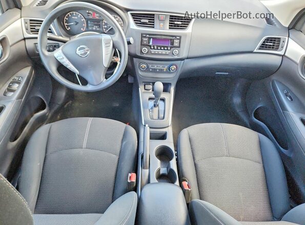 3N1AB7AP5HY364065 2017 NISSAN SENTRA Blue Widok deski rozdzielczej