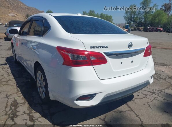 3N1AB7AP5HY376703 2017 NISSAN SENTRA White Tył lewy