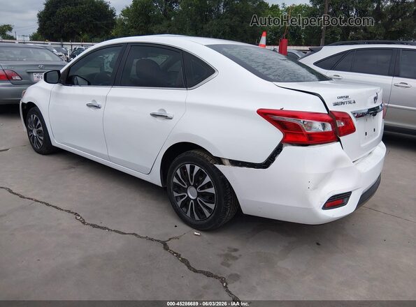 3N1AB7AP5HY377348 2017 NISSAN SENTRA White Tył lewy