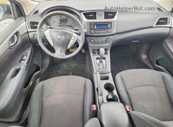 3N1AB7AP5HY403690 2017 NISSAN SENTRA Gray Widok deski rozdzielczej
